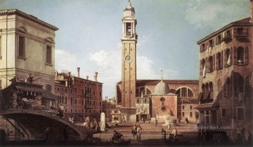 Vista del Campo Santi Apostoli Canaletto Venecia Pinturas al óleo